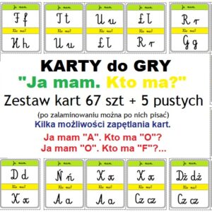 Litery i cyfry - pomoc dydaktyczna plik PDF