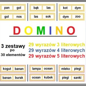 Domino - pomoc dydaktyczna plik PDF