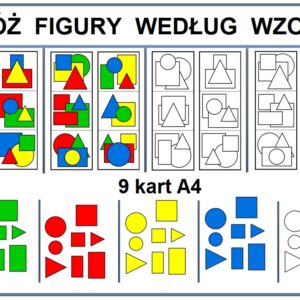 Układanki wg wzoru - pomoc dydaktyczna plik PDF