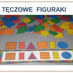 Tęczowe figuraki - pomoc dydaktyczna plik PDF