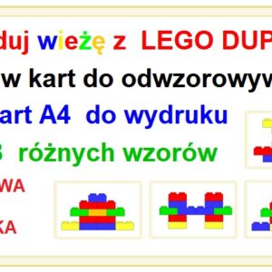 Wieże duplo - pomoc dydaktyczna plik PDF