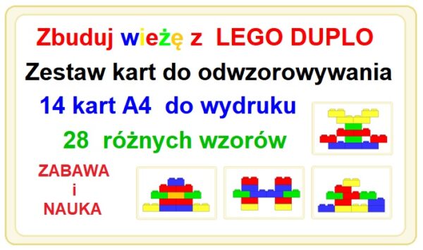 Wieże duplo - pomoc dydaktyczna plik PDF