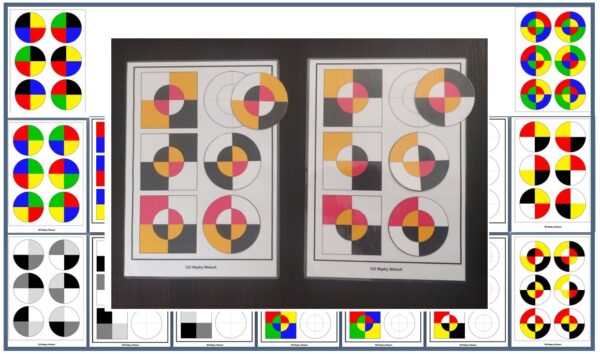 Kolorowe koła - pomoc dydaktyczna plik PDF