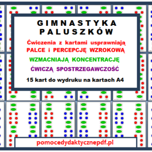 Gimnastyka paluszków - pomoc dydaktyczna PDF