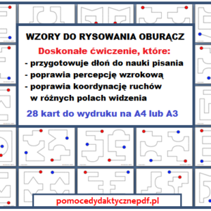 Wzory do rysowania oburącz - pomoc dydaktyczna PDF