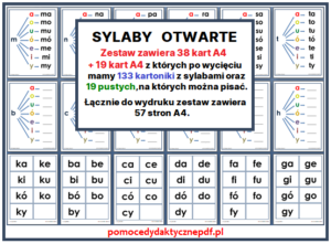 Sylaby Otwarte - Pomoce Dydaktyczne PDF