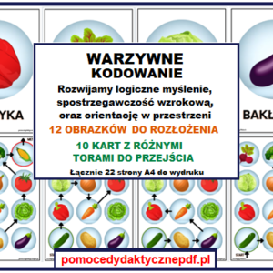 Pomoce dydaktyczne PDF - warzywne kodowanie