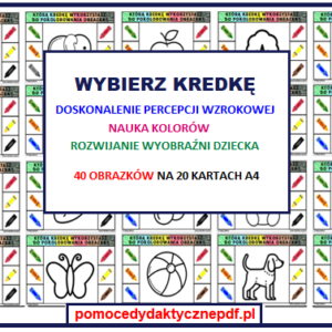 Pomoce dydaktyczne do nauki matematyki - wybierz kredki - pomocedydaktycznepdf.pl