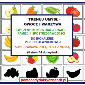 Trenuj umysł - Warzywa i owoce