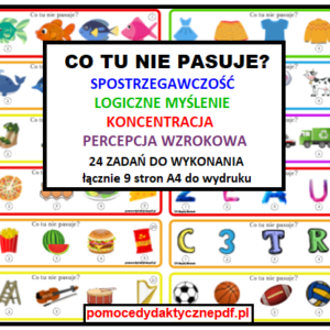 Co tu nie pasuje? - pomoc dydaktyczna pdf