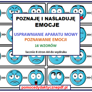 emocje, usprawnianie aparatu mowy - pdf