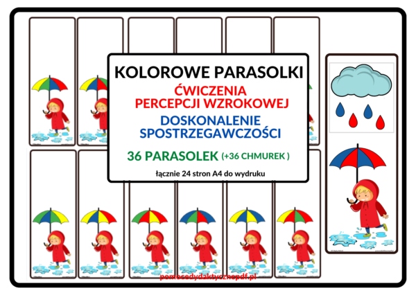 percepcja wzrokowa, spostrzegawczość, koncentracja - pdf