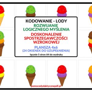 KODOWANIE, KODOWANIE NA DYWANIE,LODY -PDF