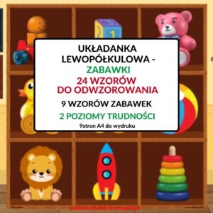 ZABAWKI, percepcja wzrokowa, Pomoce dydaktyczne PDF, Nauka przez zabawę, Pomoce pdf