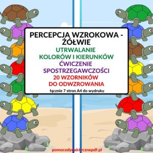 KOLORY, KIERUNKI, PERCEPCJA WZROKOWA, Pomoce dydaktyczne PDF, Nauka przez zabawę, Pomoce pdf