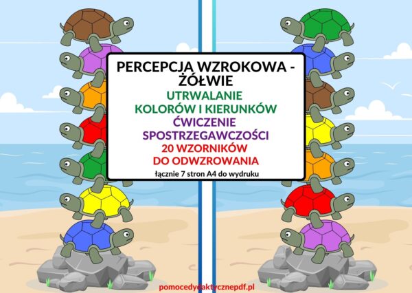 KOLORY, KIERUNKI, PERCEPCJA WZROKOWA, Pomoce dydaktyczne PDF, Nauka przez zabawę, Pomoce pdf