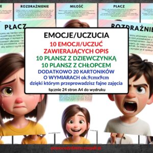 EMOCJE, UCZUCIA, EMPATIA, ROZWÓJ SPOŁECZNY - PDF