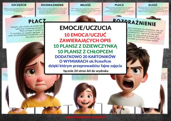 EMOCJE, UCZUCIA, EMPATIA, ROZWÓJ SPOŁECZNY - PDF