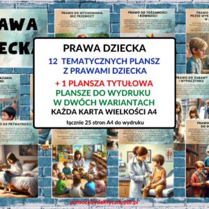 plansze edukacyjne, prawa dziecka - pdf