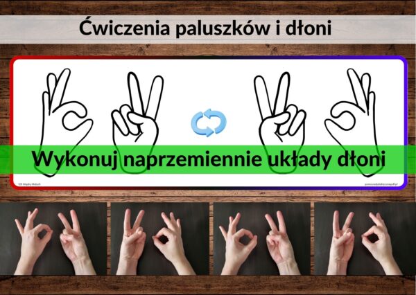 ćwiczenia dłoni i palców, wzmacnianie mięśni dłoni, wzmacnianie koncentracji, terapia ręki - pomoc pdf