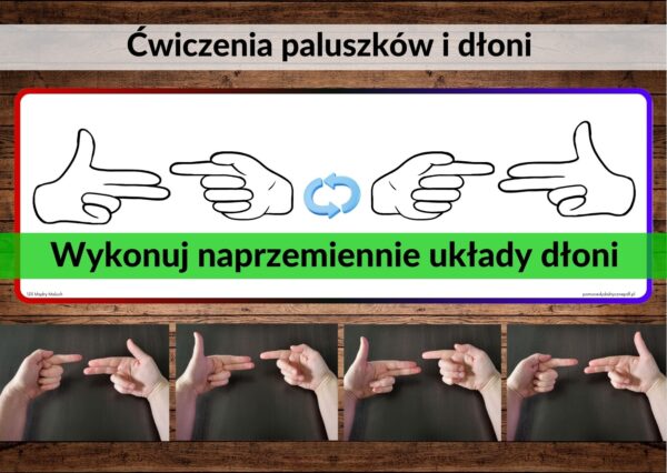 ćwiczenia dłoni i palców, wzmacnianie mięśni dłoni, wzmacnianie koncentracji, terapia ręki - pomoc pdf