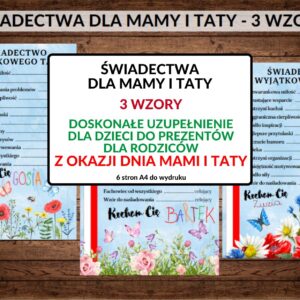 PREZENT DLA MAMY I TATY, SWIADECTWO - PDF