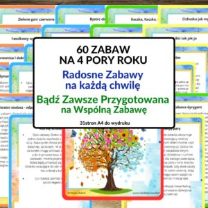 zabawy, zabawy na 4 pory roku - pdf