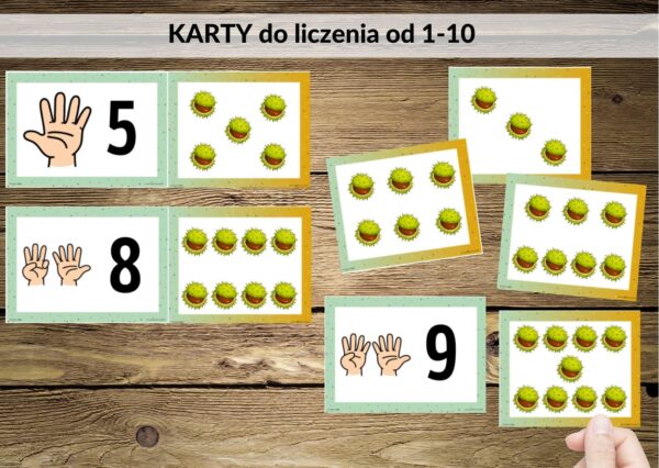 edukacja matematyczne, liczenie od 1-10 - pdf