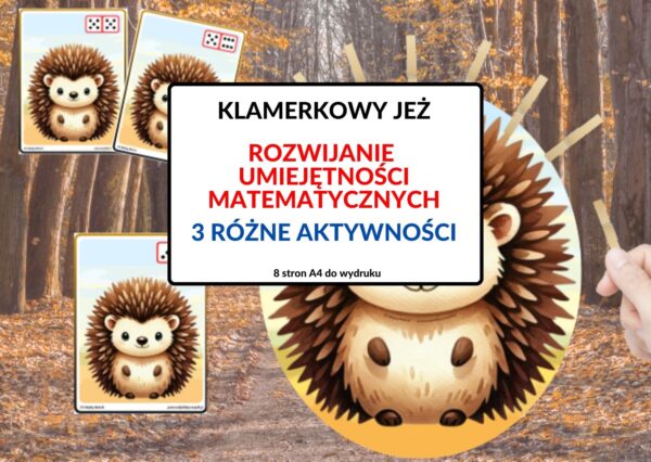 edukacja matematyczne, liczenie, dodawanie, rytmy, klamerki, klamerkowa - pdf