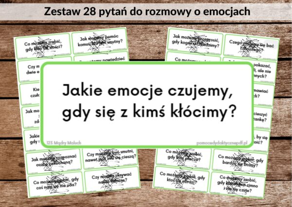 emocje, uczucia, karty emocji -pdf