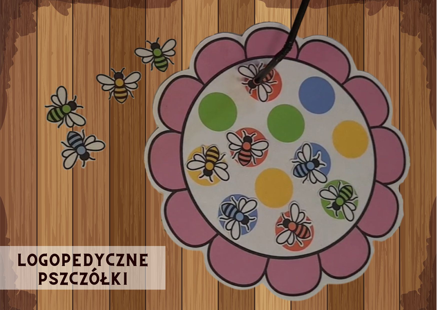 ĆWICZENIE ODDECHOWE, ĆWICZENIE ZE SŁOMKĄ, LOGOPEDYCZNE PSZCZÓŁKI -PDF
