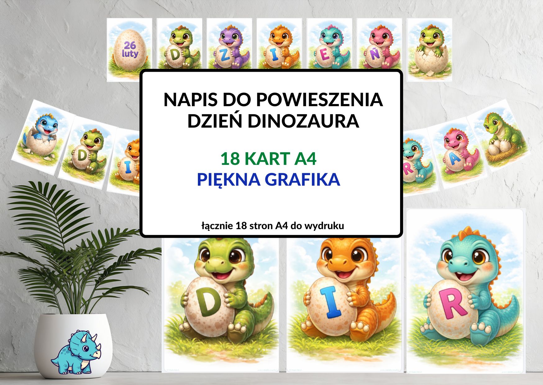 Napis - dzień dinozaura - pdf