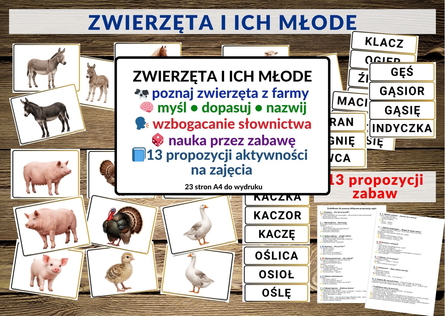 ZWIERZĘTA I ICH MŁODE