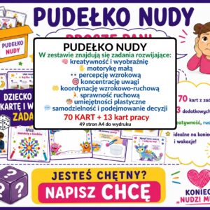 pudełko nudy, pomoc dla dzieci, terapia - pdf