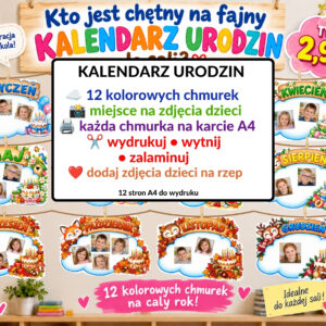 kalendarz urodzin - pdf