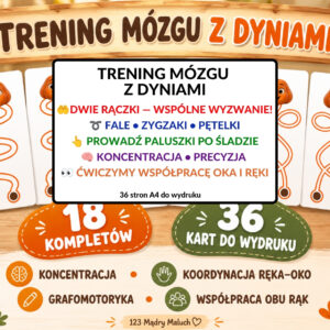 TRENING mózgu, ćwiczenia z dyniami, koncentracja - pdf