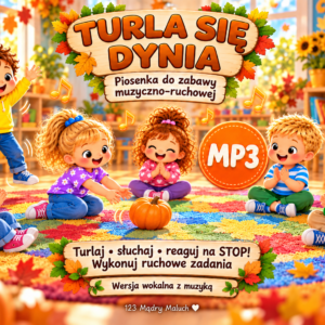turla się dynia, święto dyni, piosenka o dyni, zabawa muzyczna z dynią - mp3